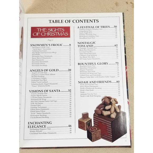 The Spirit Of Christmas Creative Holidays Ideas Book Eight Leisure Arts 1994 Vtg - Picture 9 of 16